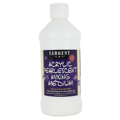 sargent art acrylic pearlescent mixing medium