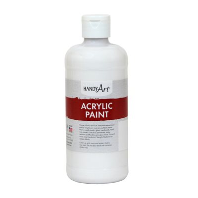 Handy Art Acrylic TITANIUM WHITE 16oz ~EACH